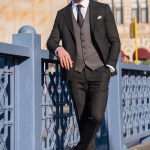 3 Piece Suit with Vest