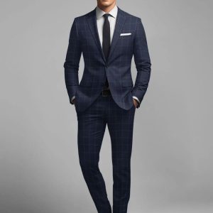 Custom Made Suit with Notch Lapel